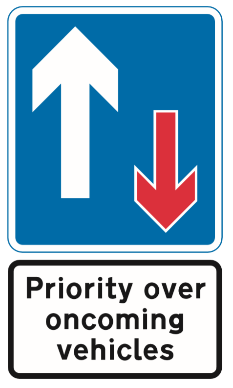 Priority over oncoming vehicles