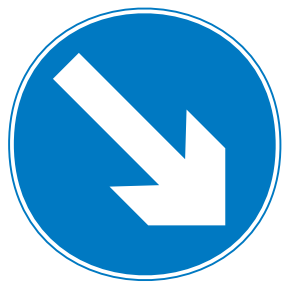 Keep right