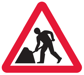 Road works ahead